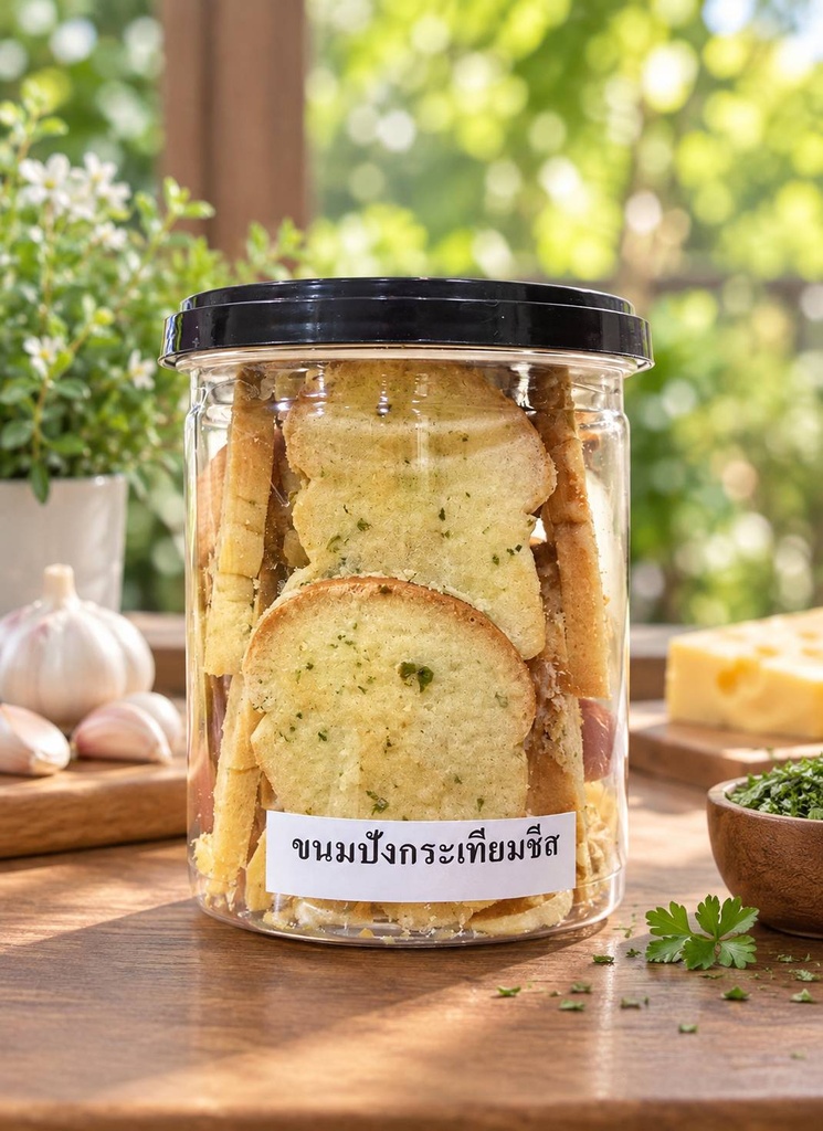 ขนมปังกระเทียมชีส x10pcs.b