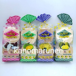 เปเล่ ขนมอัดรสขนุน,กล้วย,ทุเรียน,เผือก*30pcs