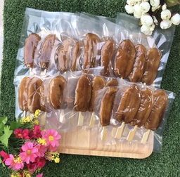กล้วยตากเสียบไม้ 12-15฿*12pcs